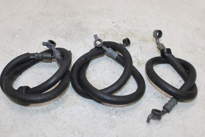 2008 KAWASAKI NINJA 650R OEM FRONT BRAKE CALIPER HOSE LINE W REAR HOSE