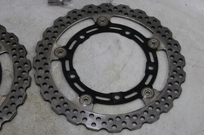 17-25 KAWASAKI NINJA 650 EX650 OEM FRONT LEFT RIGHT BRAKE ROTORS DISCS