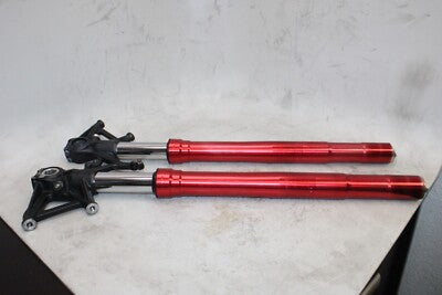 07-08 KAWASAKI NINJA ZX6R OEM FRONT FORKS SHOCK SUSPENSION SET PAIR