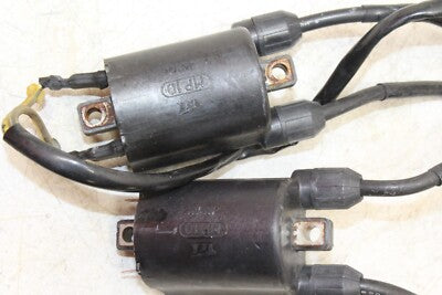 88-91 HONDA HAWK GT 650 OEM IGNITION COILS COIL SPARK PLUG CAPS