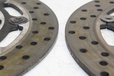 01-02 YAMAHA FZ1 OEM FRONT LEFT RIGHT BRAKE ROTORS DISCS