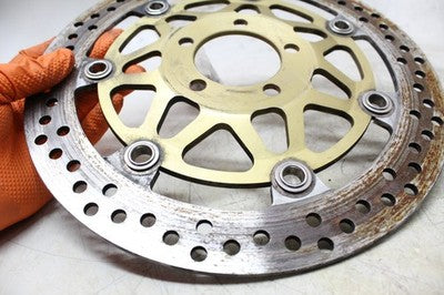 07-08 KAWASAKI ZZR600 ZX600J OEM FRONT LEFT RIGHT BRAKE ROTORS DISCS