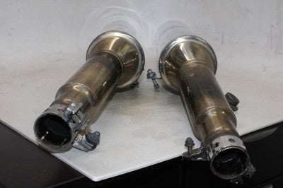 97-03 HONDA CBR1100XX OEM EXHAUST PIPE MUFFLER SLIP ON CAN SILENCER PAIR