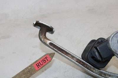 1980 YAMAHA XS850 OEM RIGHT REAR BACK PASSENGER FOOT PEG REST W BRAKE PEDAL