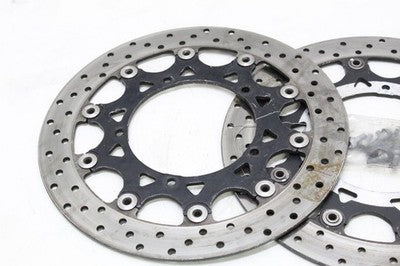 2006 YAMAHA YZF R1 OEM FRONT LEFT RIGHT BRAKE ROTORS DISCS