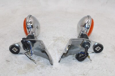 15-18 YAMAHA SR400 OEM FRONT LEFT RIGHT TURN SIGNALS LIGHT INDICATORS