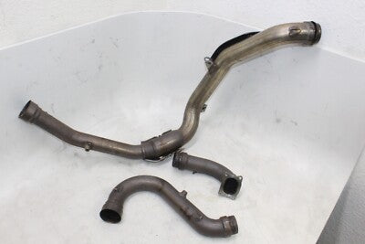 2004 DUCATI 749 OEM EXHAUST HEADER PIPES MANIFOLD