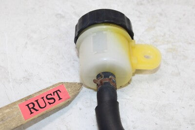 09-17 YAMAHA FZ6R OEM REAR BRAKE MASTER FLUID RESERVOIR TANK BOTTLE