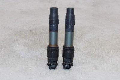 13-17 KAWASAKI NINJA 300 EX300A OEM IGNITION COILS COIL SPARK PLUG CAPS