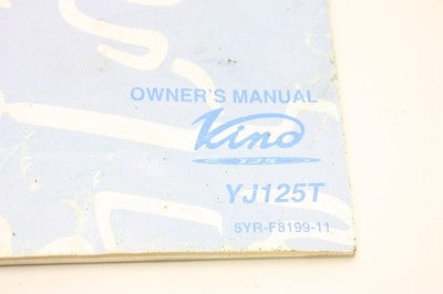 2005 YAMAHA VINO 125 YJ125 OEM ORIGINAL OWNERS MANUAL BOOK