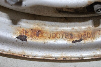 2009 GENUINE SCOOTER BUDDY 125 OEM REAR BACK WHEEL RIM W TIRE