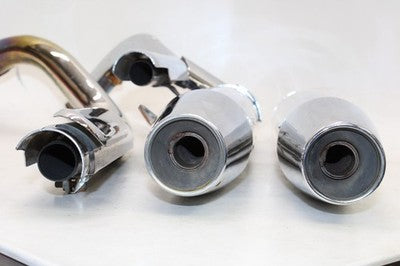 98-05 YAMAHA V STAR 650 XVS650A CLASSIC OEM FULL EXHAUST SYSTEM MUFFLERS