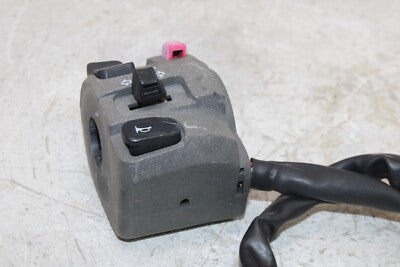 06-08 KAWASAKI NINJA 650R EX650A OEM LEFT CLIP ON HANDLE HORN SIGNALS SWITCH