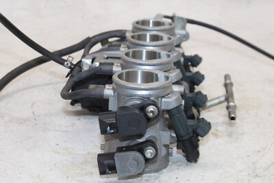 07-08 KAWASAKI NINJA ZX6R OEM MAIN FUEL INJECTORS / THROTTLE BODIES