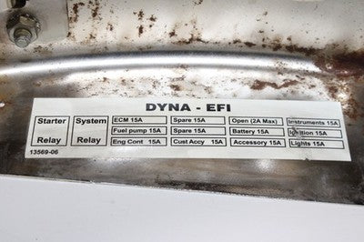 2006 HARLEY-DAVIDSON DYNA WIDE GLIDE EFI FXDWGI OEM LEFT SEAT PANEL COVER