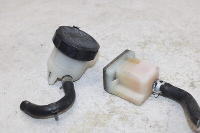 97-98 SUZUKI GSXR600 OEM FRONT REAR BRAKE MASTER FLUID RESERVOIR TANK BOTTLE