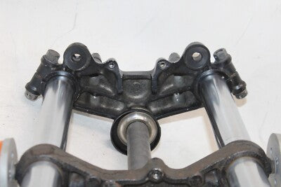 1980 SUZUKI GS250T OEM FRONT FORKS SHOCK SUSPENSION END COMPLETE TRIPLE TREE