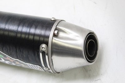 2011 KAWASAKI KLR650 EXHAUST PIPE MUFFLER SLIP ON CAN SILENCER LEXX