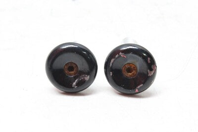 1989 HONDA HAWK GT 650 NT650 OEM HANDLEBAR END CAPS WEIGHTS