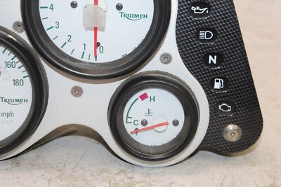 1999 TRIUMPH SPEED TRIPLE T509 OEM SPEEDO TACH GAUGES DISPLAY CLUSTER