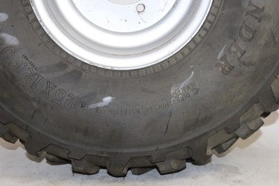 1997 HONDA FOURTRAX 300 TRX300FW 4X4 OEM RIGHT REAR WHEEL RIM W TIRE