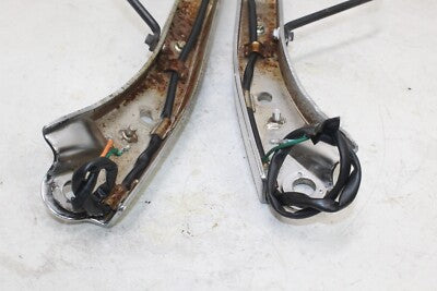 2004 HONDA SHADOW VLX 600 OEM REAR PASSENGER FENDER GRAB RAIL SET PAIR
