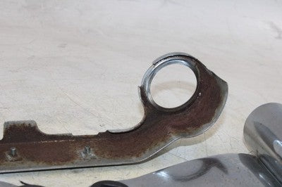1980 YAMAHA XS850 OEM FRONT FORK COVERS BRACKETS
