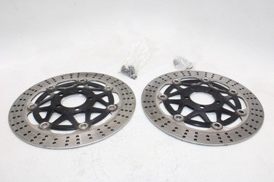 95-96 KAWASAKI NINJA ZX6R ZX600F OEM FRONT LEFT RIGHT BRAKE ROTORS DISCS