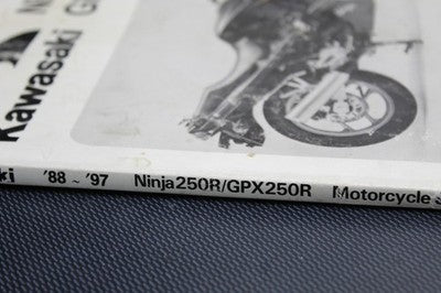 1988-1997 KAWASAKI NINJA 250R EX250F OEM SERVICE MANUAL BOOK