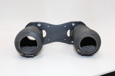 2018 KAWASAKI KLR650 FORK BOOT COVER PAIR W CENTER BRACKET HOLDER