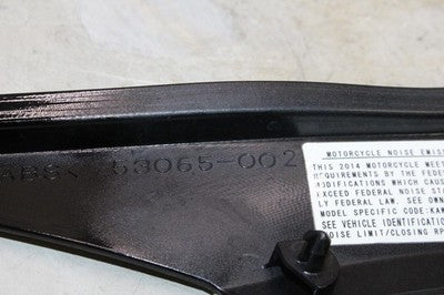 2014 KAWASAKI NINJA 300 EX300A OEM LEFT FRONT SIDE SEAT SADDLE PANEL FAIRING