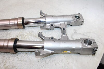 91-92 KAWASAKI NINJA ZX7 ZX750J OEM FRONT FORKS SHOCK SUSPENSION SET PAIR