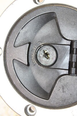 07-08 KAWASAKI NINJA ZX6R OEM FUEL TANK GAS CAP W SEAT LOCK !NO KEY!