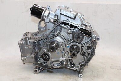 2014 SUZUKI VSTROM DL1000A ABS OEM ENGINE CRANKCASE W PISTON FLYWHEEL CRANKSHAFT