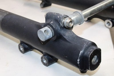 1981 KAWASAKI KZ550 OEM FRONT END COMPLETE SUSPENSION FORKS SHOCKS TRIPLE TREE