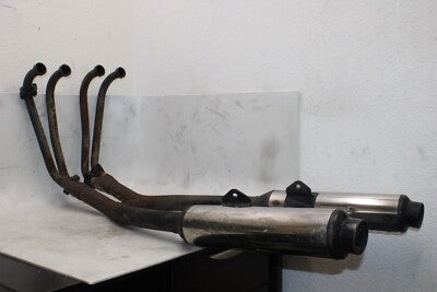 1992 SUZUKI KATANA 600 GSX600F OEM FULL EXHAUST SYSTEM HEADERS PIPE MUFFLER