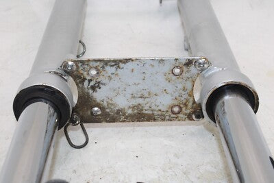 1993 SUZUKI GS500E OEM COMPLETE FRONT END FORKS SUSPENSION TRIPLE TREE