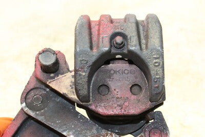 06-11 KAWASAKI NINJA 650R EX650A OEM REAR BACK BRAKE CALIPER W MOUNT BRACKET