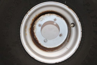 1997 HONDA FOURTRAX 300 TRX300FW 4X4 OEM LEFT REAR WHEEL RIM W TIRE