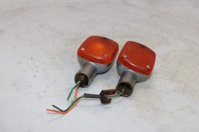 84-87 HONDA SHADOW 700 VT700C OEM FRONT LEFT RIGHT TURN SIGNALS LIGHT INDICATORS