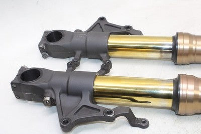 01-02 SUZUKI GSXR 1000 OEM FRONT FORKS SHOCK SUSPENSION SET PAIR