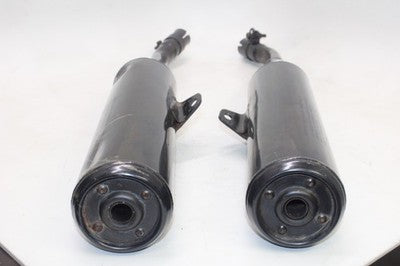 92-05 KAWASAKI NINJA 250R EX250F OEM EXHAUST PIPE MUFFLER SLIP ON CAN PAIR