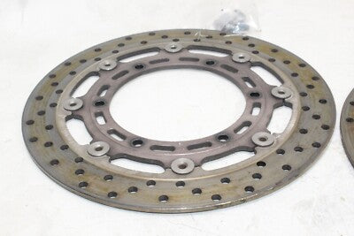 01-02 YAMAHA FZ1 OEM FRONT LEFT RIGHT BRAKE ROTORS DISCS