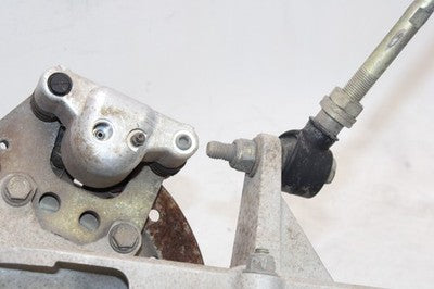 2003 POLARIS MAGNUM 330 4X4 OEM FRONT LEFT SHOCK HUB CONTROL A ARMS