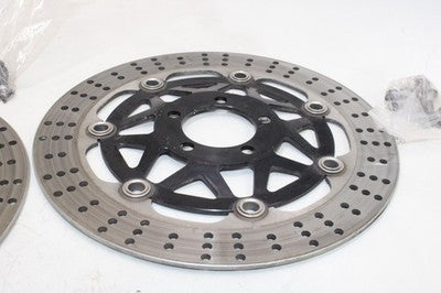 95-96 KAWASAKI NINJA ZX6R ZX600F OEM FRONT LEFT RIGHT BRAKE ROTORS DISCS