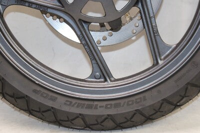 92-00 KAWASAKI NINJA 250R EX250F OEM FRONT WHEEL RIM TIRE