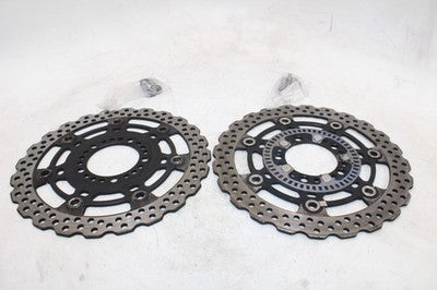 13-16 KAWASAKI NINJA 650 EX650F OEM FRONT LEFT RIGHT BRAKE ROTORS DISCS