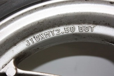 2005 YAMAHA VINO 125 YJ125 OEM FRONT WHEEL RIM W TIRE