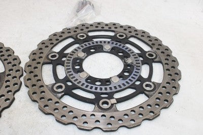 13-16 KAWASAKI NINJA 650 EX650F OEM FRONT LEFT RIGHT BRAKE ROTORS DISCS
