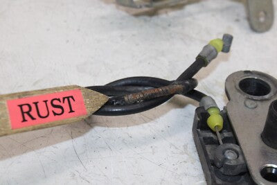 07-08 KAWASAKI NINJA ZX6R OEM FUEL TANK GAS CAP W SEAT LOCK !NO KEY!